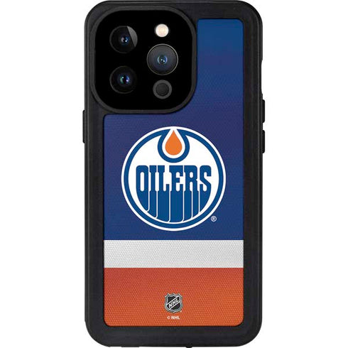 NHL Edmonton Oilers Jersey iPhone 15 Pro Waterproof Case